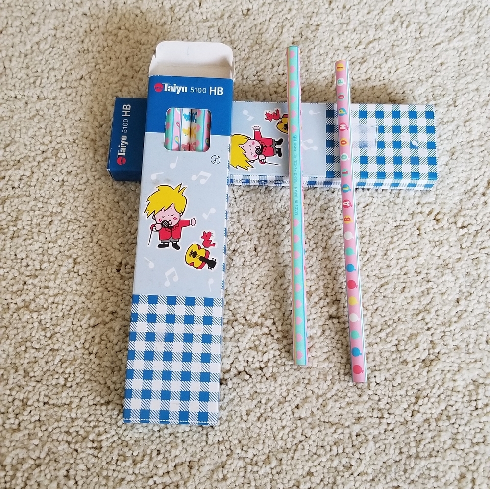 Cute Vintage Japanese 5100 HB Pencils